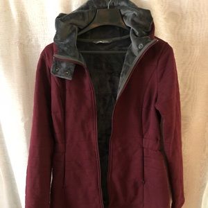 Maroon North Face Jacket